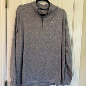 Mens Nike Dri-Fit Grey Pullover - Size XL